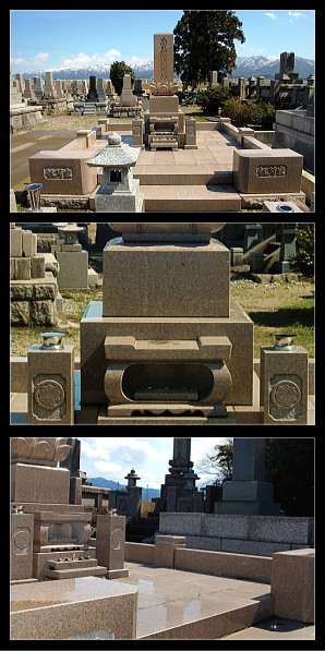 新潟県阿賀野市の墓　墓石施工例2